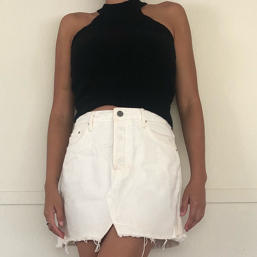 Hip HighWaist Jeans Skirt